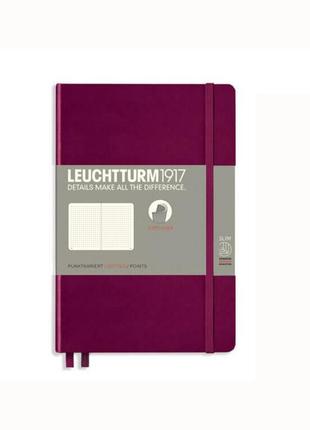 Блокнот leuchtturm1917 paperback (b6+), мягкая обложка, винный, линия (359684)