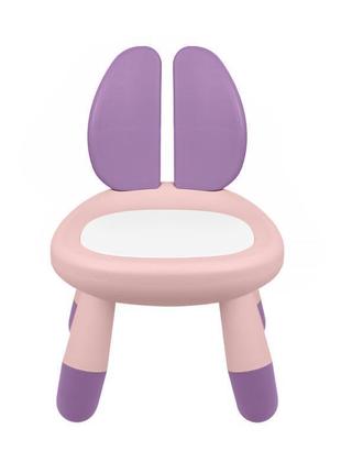 Детский стул bestbaby bs-26 розовый для игр табуретка для детей стул детский пластиковый