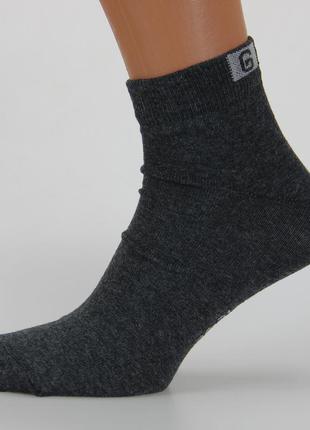 Шкарпетки чоловічі короткі демісезонні житомир g 29-31 розмір (44-46 взуття) сірий3 фото
