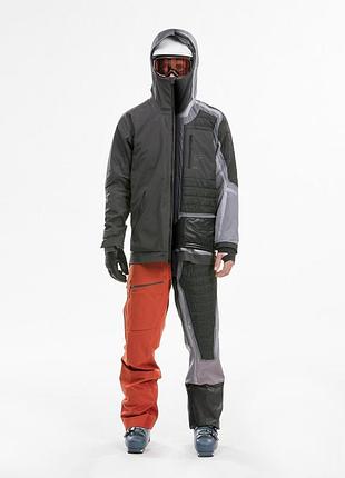 Брюки лыжные мужские fr500 для фрирайда терракотовые - s