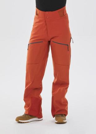 Брюки лыжные мужские fr500 для фрирайда терракотовые - s