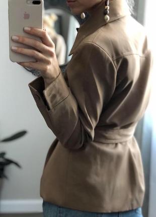 Идеальный винтажный бежевый жакет / пиджак в стиле карго6 фото