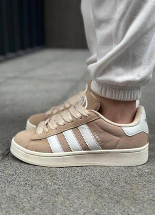 Кроссовки adidas campus wonder white wmns