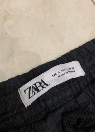 Чоловічі спортивні штани чорні zara брюки9 фото