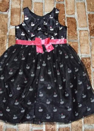 Нарядное платье девочке 5 - 6 лет  h&m