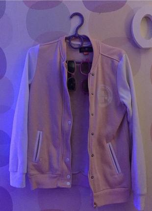 Розовый бомбер от cropp 2