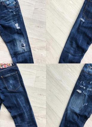 Оригінальні джинси dsquared2 w cool girl jean distressed jeans blue6 фото