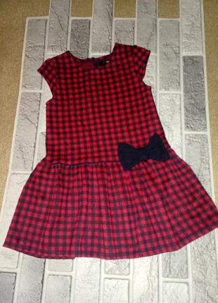 Сукня сарафан клітинка