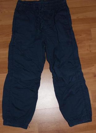 Тонкі котонові штани h&m, 4-5р. (110см)1 фото