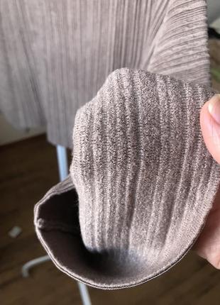 Люкс бренд wera свитер в рубчик оверсайз с широким рукавом3 фото