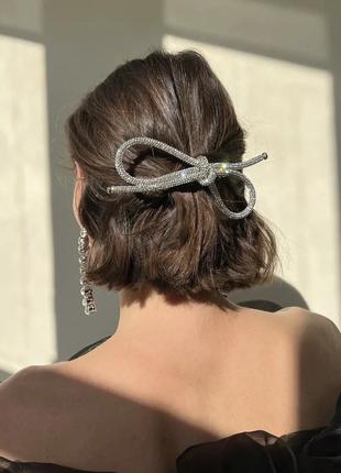 Стразова заколка 💎 на волосы