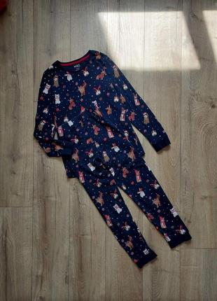 Піжама піжамка бавовняна домашній костюм домашний комплект пижамка хлопковая пижама1 фото