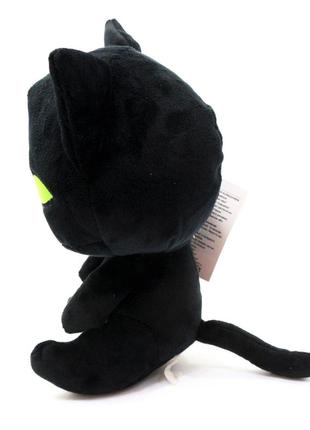 М'яка іграшка кваме плагг kinder toys «кот» 1 супер кот чорний 21*17*10 см (25076-20)3 фото