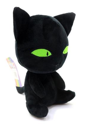 М'яка іграшка кваме плагг kinder toys «кот» 1 супер кот чорний 21*17*10 см (25076-20)2 фото