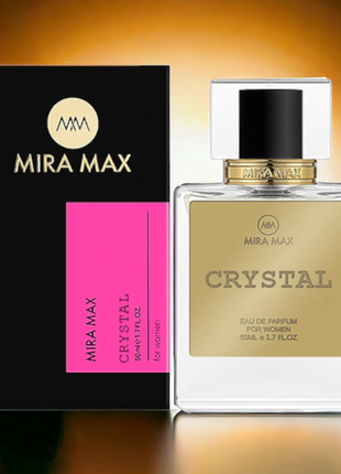 Парфуми жіночі "crystal" mira max 50ml (аромат схожий на versace bright crystal)
