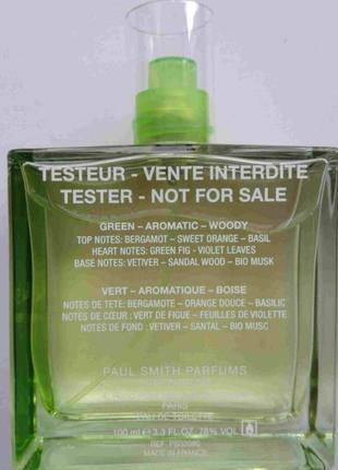Туалетна вода (тестер) paul smith men 100 мл