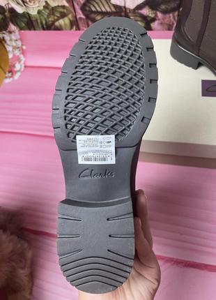 Ботинки кожаные clarks4 фото