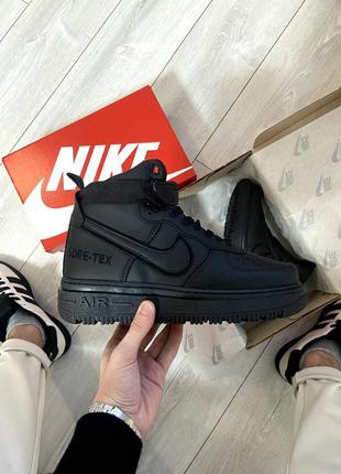 Nike air force 1 gore-tex black3 фото