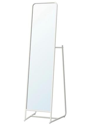 Зеркало напольное белое от бренда ikea