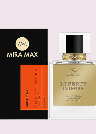 Парфуми жіночі "liberty intense" mira max 50ml (аромат схожий на yves saint laurent libre intense