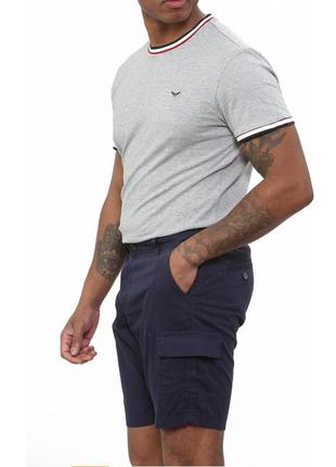 Norozo джинсовые шорты мужские котоновые котон синие черные карго4 фото
