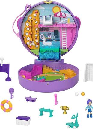 Игровой набор polly pocket карманный мир "футбольная команда" hcg14