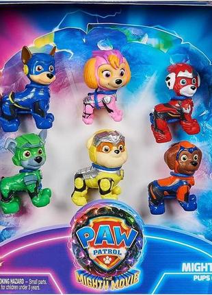 Игровой набор щенячий патруль "мегакино" paw patrol 6 фигурок 6,5 см spin master 6067029