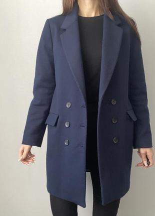 Идеальное пальто zara, кашемировое пальто zara, двубортное пальто