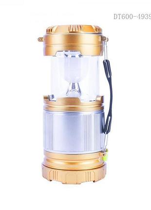 Фонарик кемпинговый от батареек zm 9599 цвет золотистый smartstore