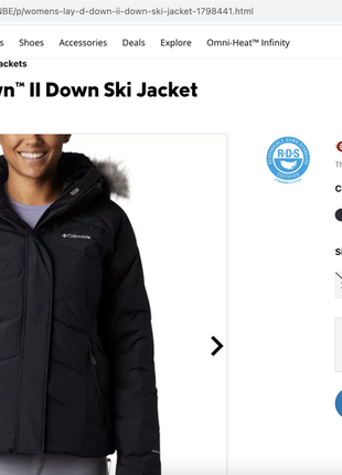 Горнолижний пуховик куртка columbia lay d ii waterproof ski puffer jacket9 фото