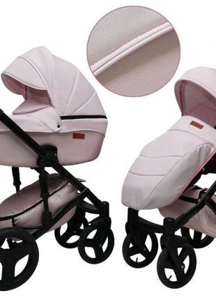 Коляска mikrus onyx 53 2 в 1 розовый