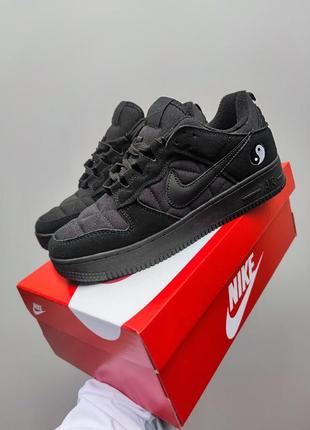 Кроссовки термо  1 low  in yan black  termo