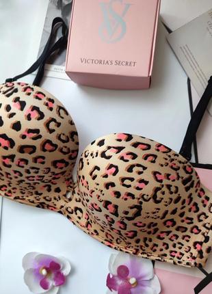 Бюстгальтер victoria's secret very sexy
bombshell add-2-cups push up strapless bra 75c 34c3 фото