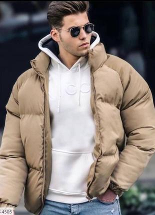 Куртка зимняя для мужчин теплая и стильная2 фото