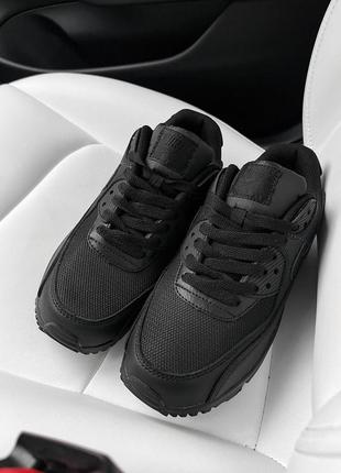 Кроссовки nike air max 90 black2 фото