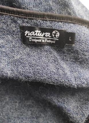 Комбинированный свитер l р от natura6 фото