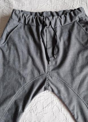 🍀🍀🍀комплект  жіночі однотонні штани з невеликим заниженим кроковим швом мотней wendy trendy 2 шт8 фото