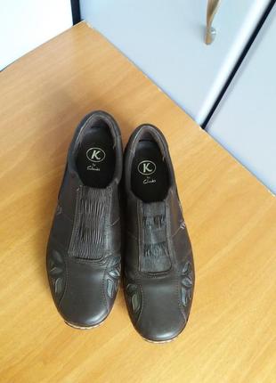 Мокасины - туфельки clarks из натуральной кожи англия размер 38,57 фото