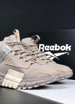 Зимние мужские высокие кроссовки с мехом в стиле reebok zig kinetica 🆕 зимние рибок4 фото