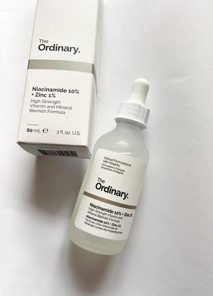 The ordinary - niacinamide 10% + zinc 1% - сироватка з ніацинамідом і цинком - 60ml