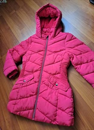 Продам теплую зимнюю куртку от фирмы george, на девочку 5-6 лет3 фото