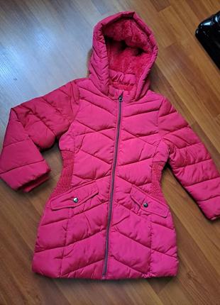 Продам теплую зимнюю куртку от фирмы george, на девочку 5-6 лет2 фото