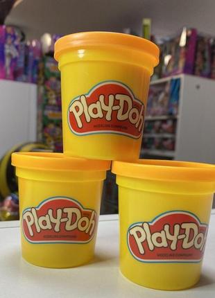 Пластилін в баночці play-doh помаранчевий hasbro2 фото