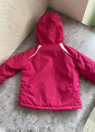 Куртка для девочки columbia детская куртка розовая зимняя малиновая 98-104 размер 3-4 года6 фото