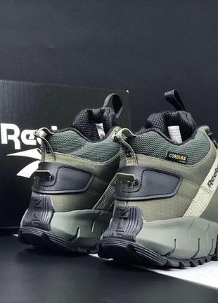 Зимові жіночі високі кросівки з хутром в стилі reebok zig kinetica 🆕 зимові рібок6 фото