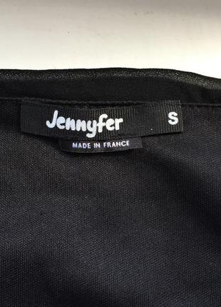 Стильне французьке плаття jennyfer xs/s з декольте на блискавці, шифонова6 фото
