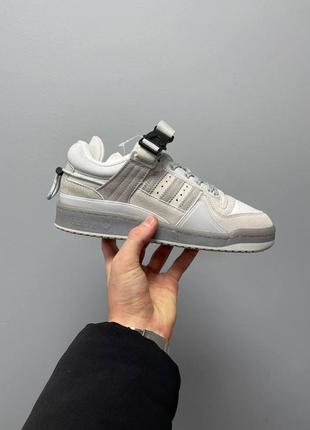 Adidas forum x bad bunny light grey