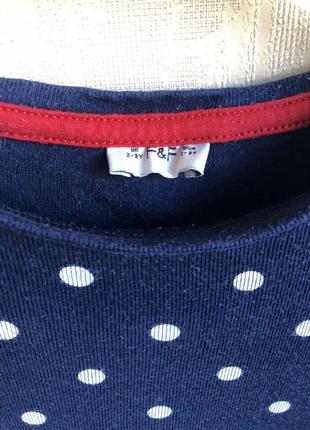 Платье новогоднее 3-4 года f&amp;f 3