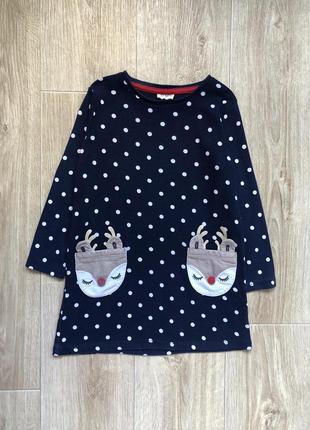 Платье новогоднее 3-4 года f&amp;f 4