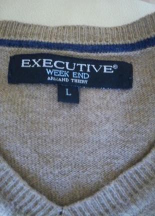 Пуловер мужской шерсть,кашмир супер цвет от executive4 фото